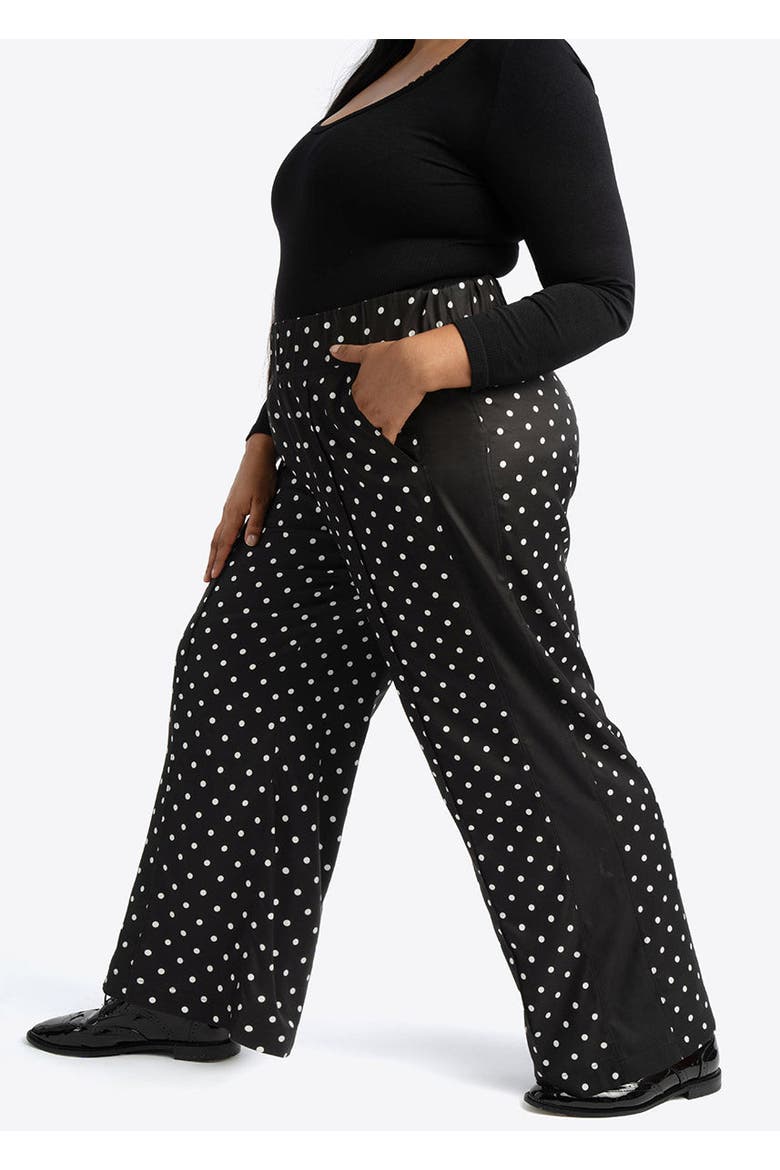 Wide Leg Timeless Dot Pant Plus Size, Alternate, color, Timeless Dot