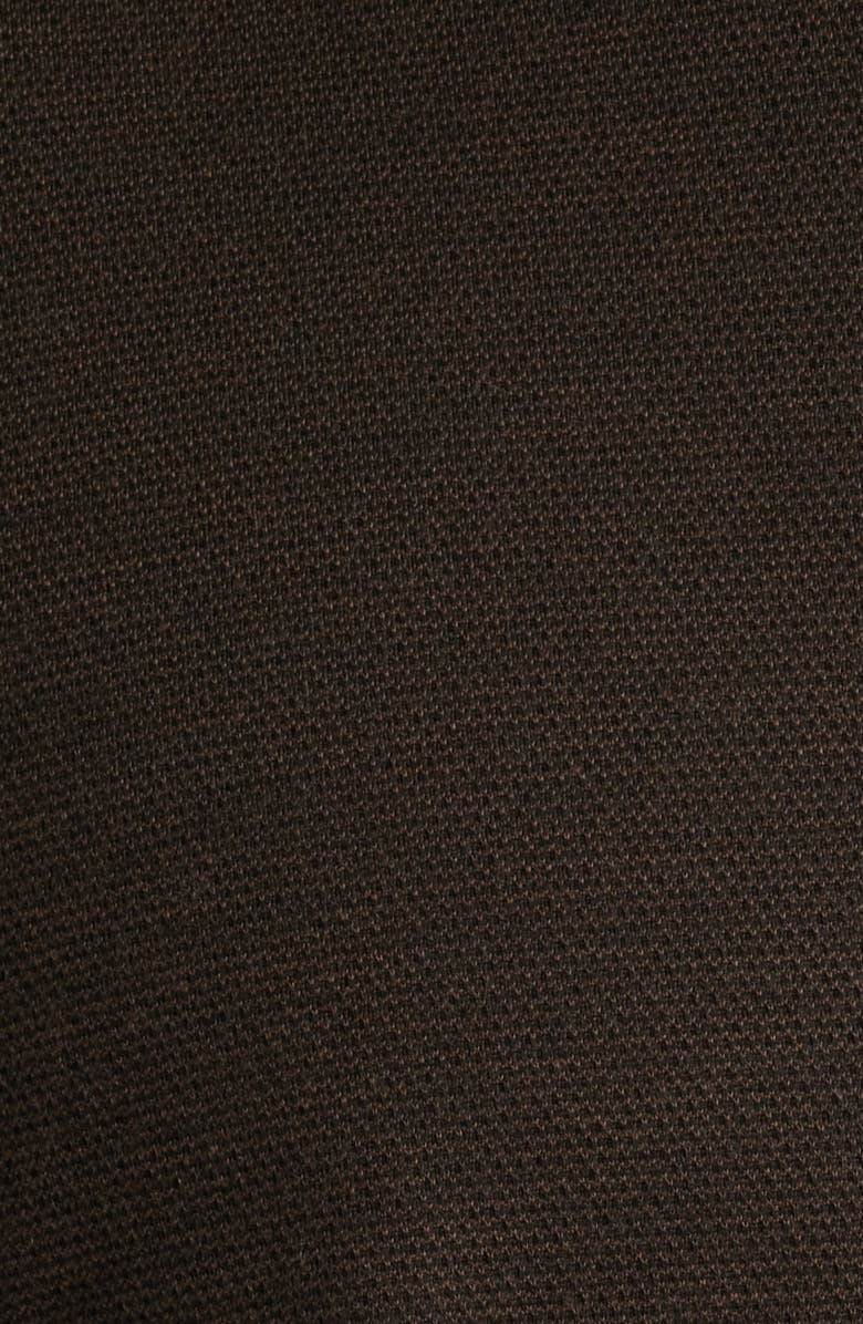 Rails Vincent Bird's Eye Knit Button-Down Shirt, Alternate, color, Espresso