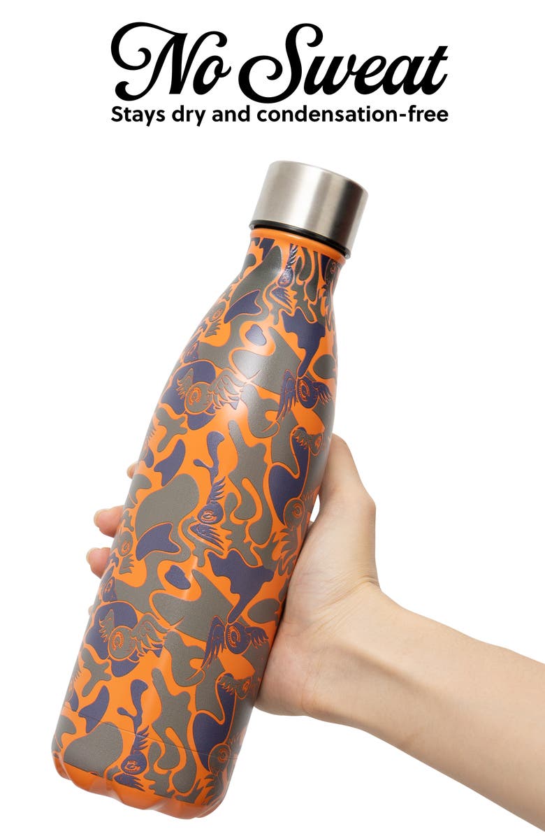 Von Dutch 24oz Hydration Double Walled Insulated Stainless Steel Bottle, Alternate, color, Camoscope