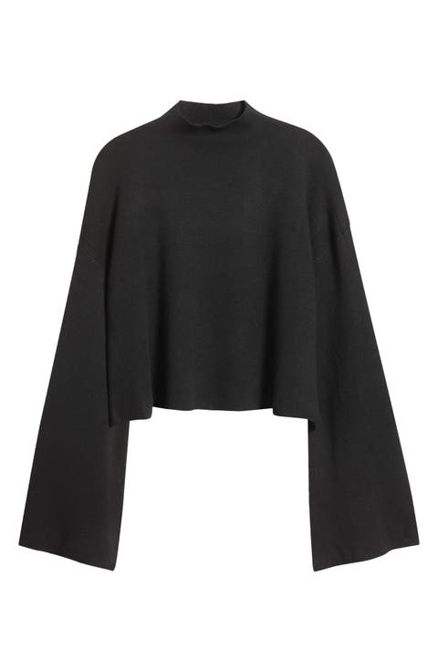 Chuck Crop Funnel Neck Sweater