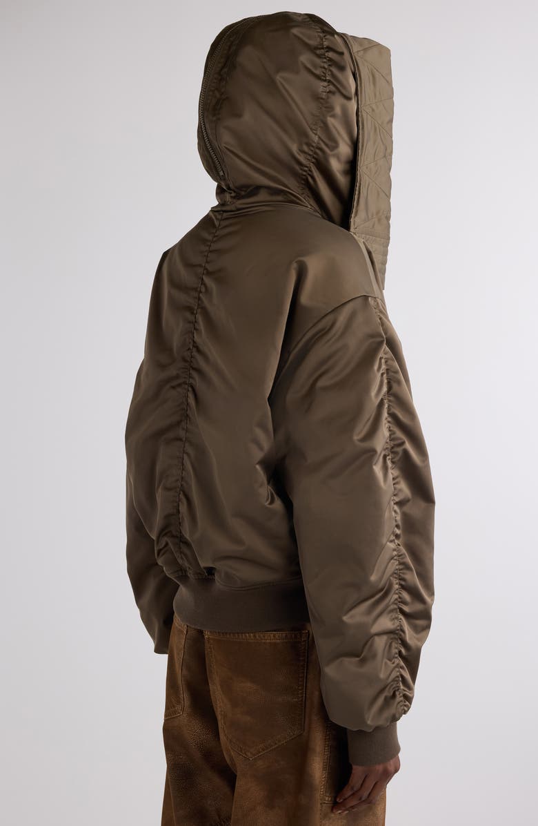 Isabel Marant Étoile Elisa Faux Shearling Trim Jacket, Alternate, color, Khaki