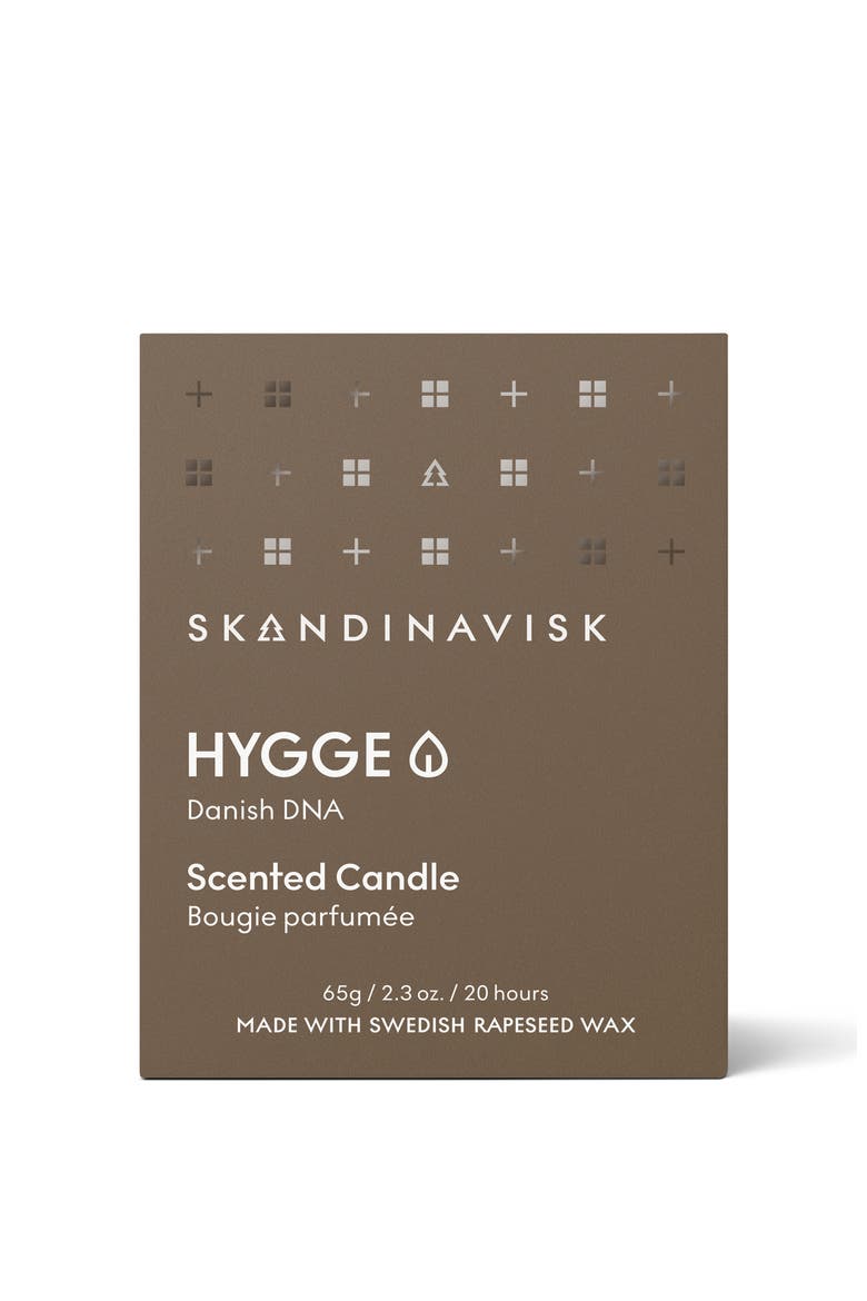 HYGGE Scented Candle 65g, Alternate, color, Brown