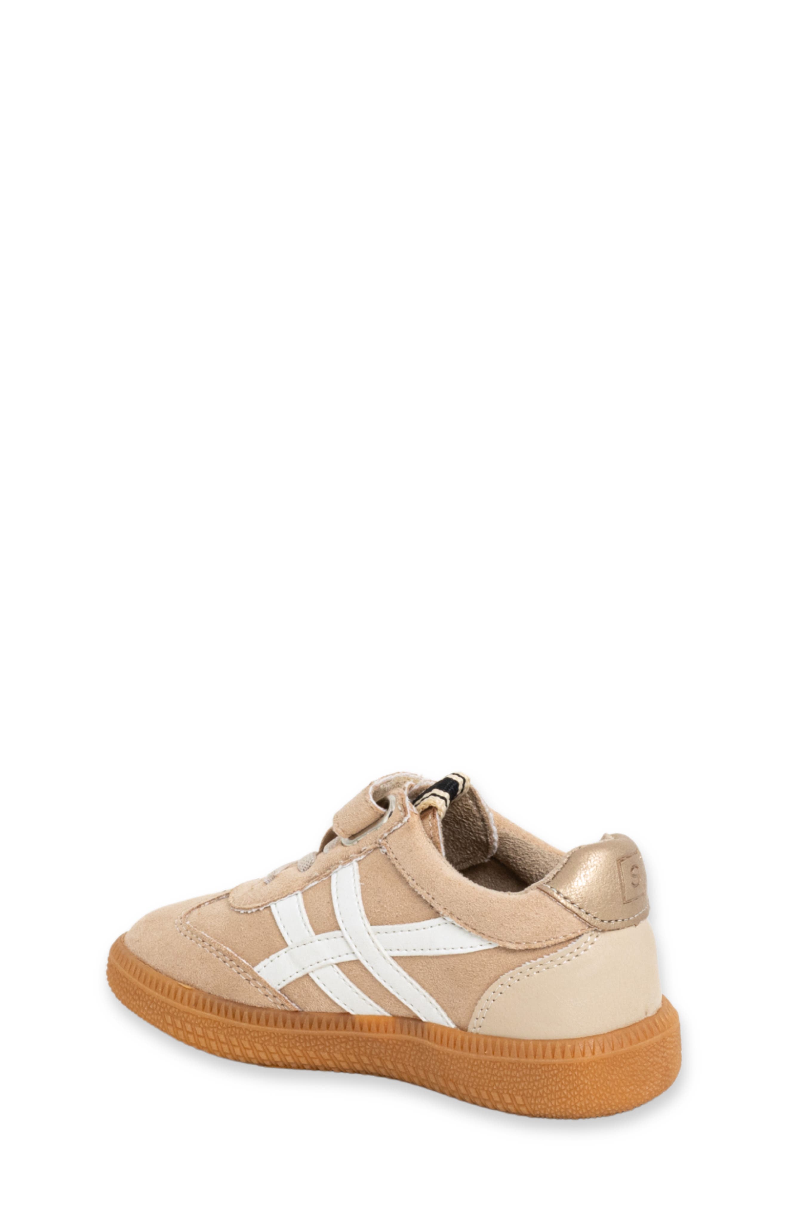 Kids' Sasha Mini Sneaker, Alternate, color, NUDE SUEDE
