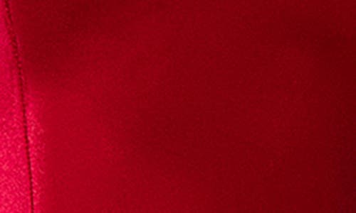 Blondie Nites Velvet Minidress In Red