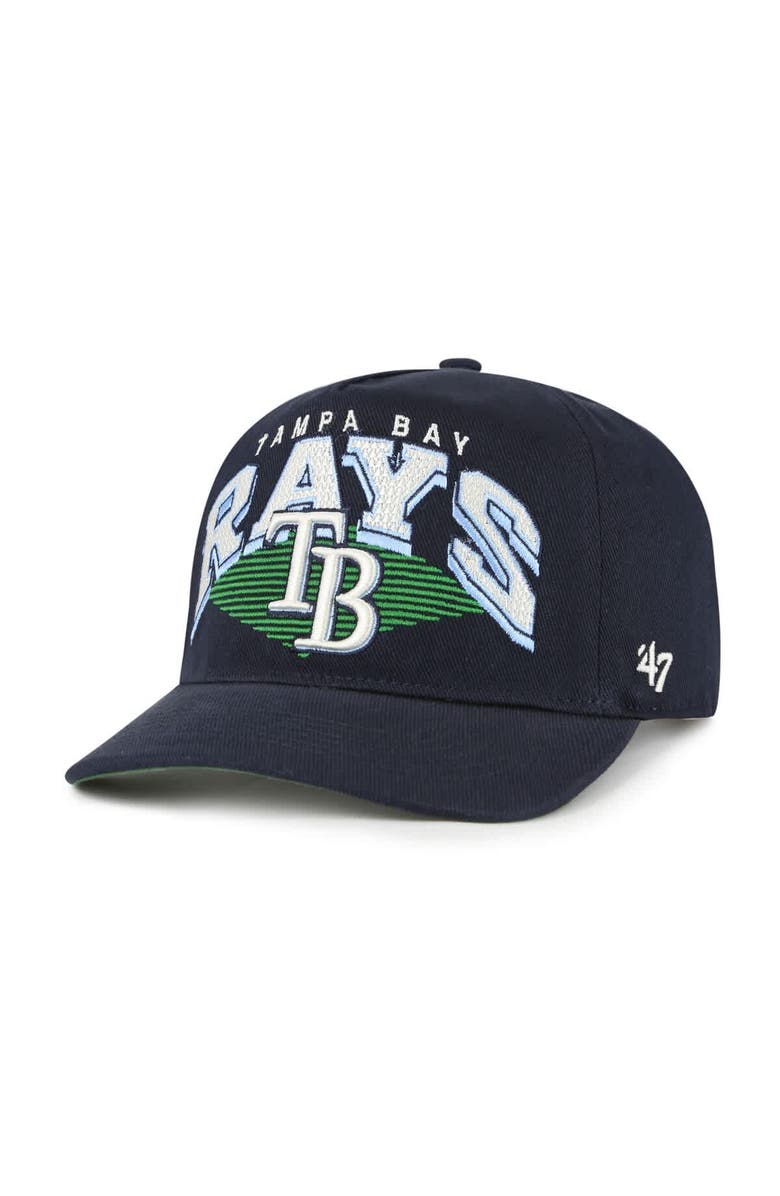 '47 Men's '47 Navy Tampa Bay Rays Pomona Hitch Adjustable Hat, Main, color, Navy