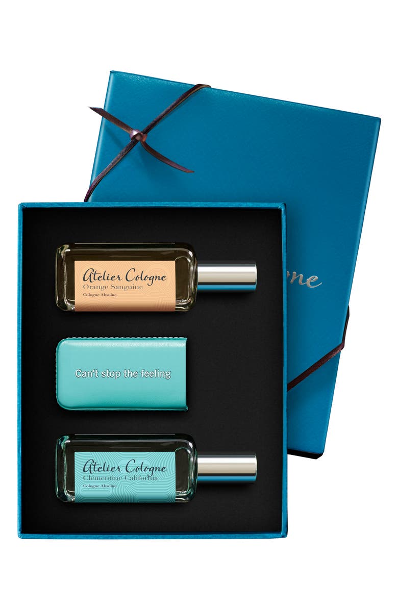 Atelier Cologne Orange Sanguine & Clémentine California Cologne Absolue Set, Main, color,