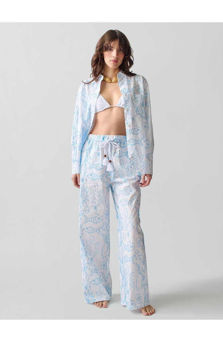 Lingua Franca Petra Button Down, Alternate, color, 