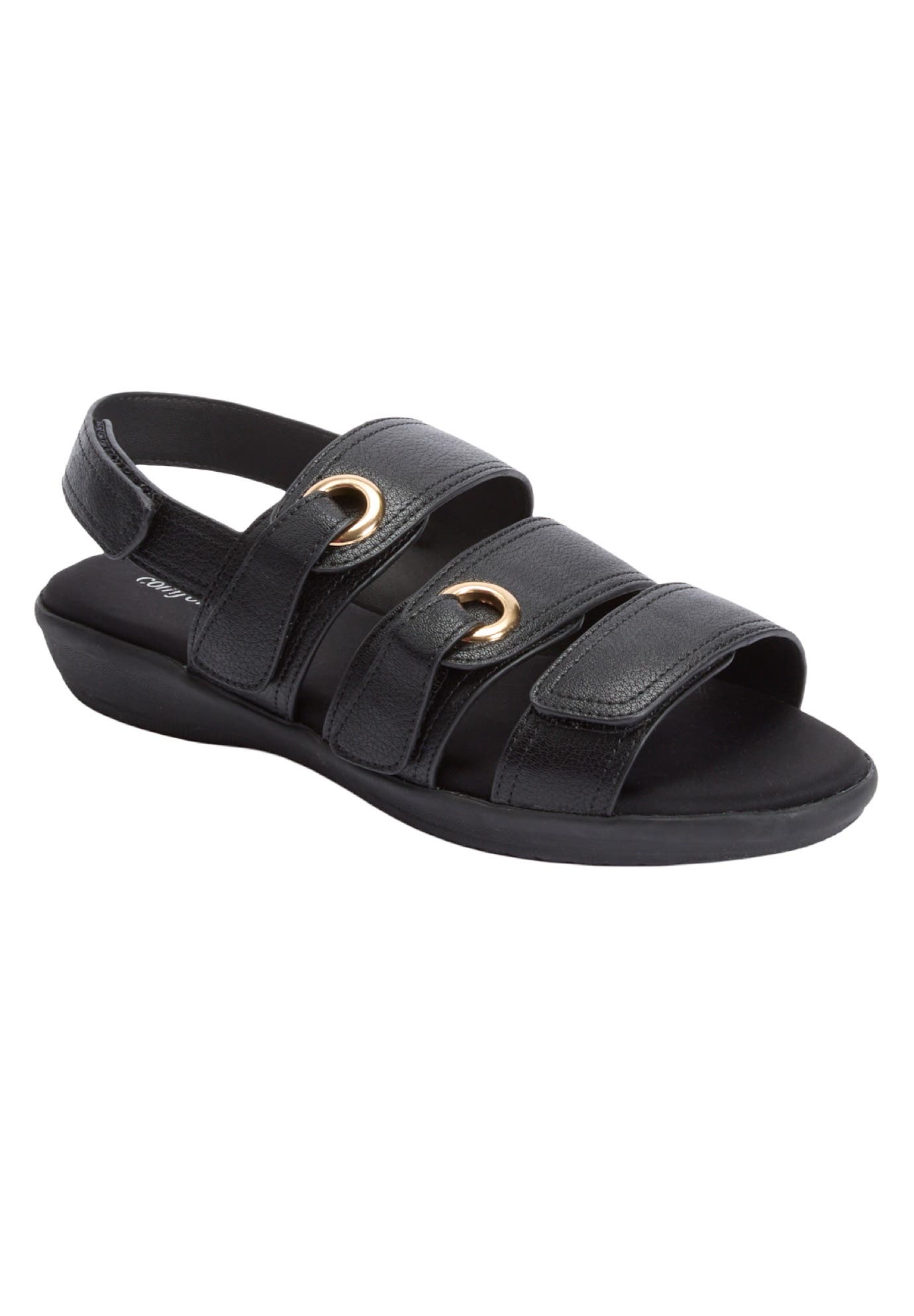 Comfortview The Winnie Orthotic Sandal, Main, color, Black