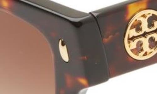 Tory Burch 52mm Rectangular Sunglasses In Multi