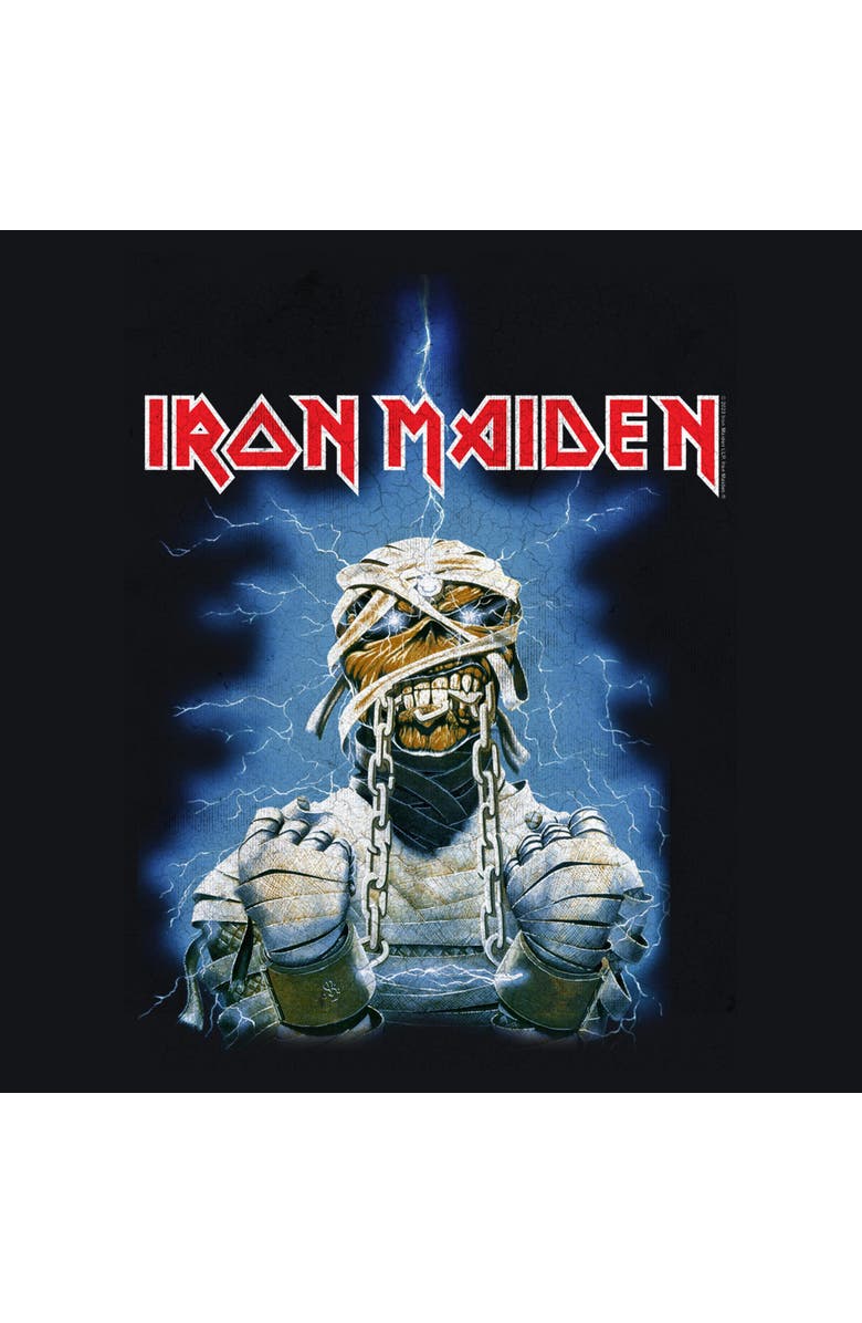 Iron Maiden Men's Iron Maiden Unchained Logo Graphic T-Shirt, Alternate, color, Black