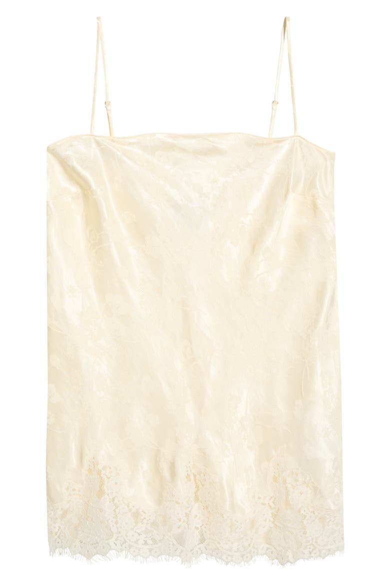 Carolina Jacquard Satin Top, Alternate, color, CREAM JACQUARD