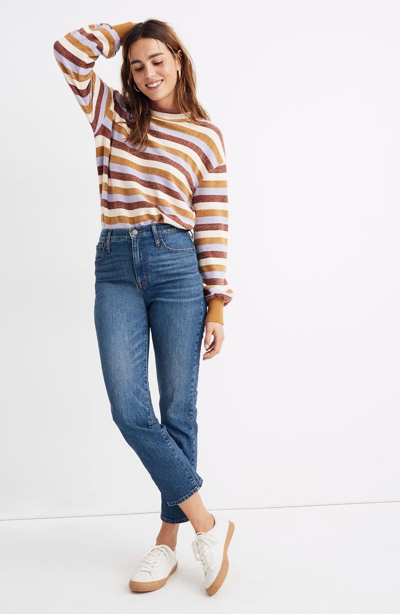 Madewell Classic Straight Leg Jeans, Alternate, color,