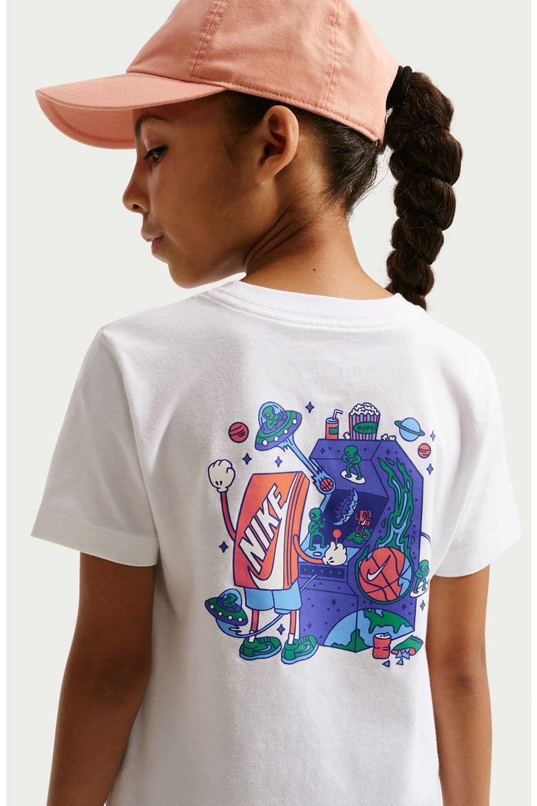 Kids' Graphic T-Shirt, Alternate, color, WHITE