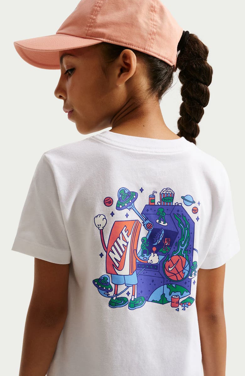 Nike Kids' Graphic T-Shirt, Alternate, color, White