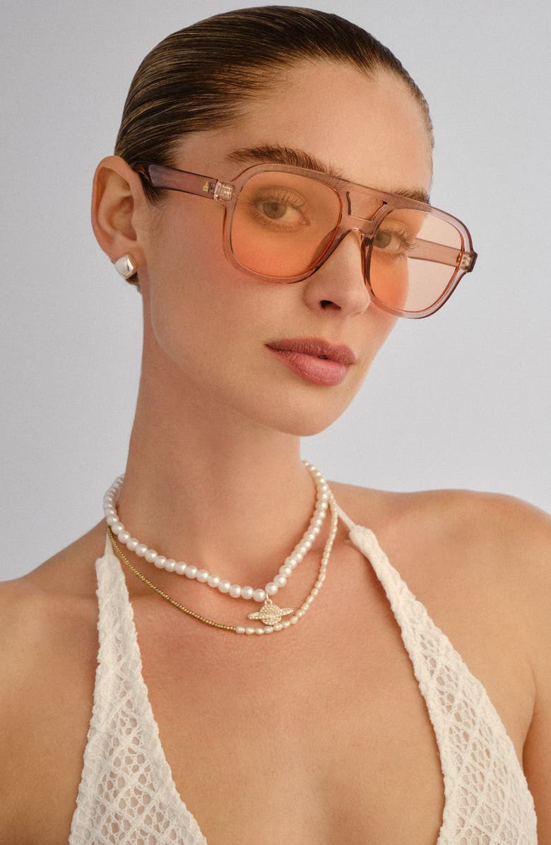 AIRE Whirlpool 53mm Aviator Sunglasses, Alternate, color, 