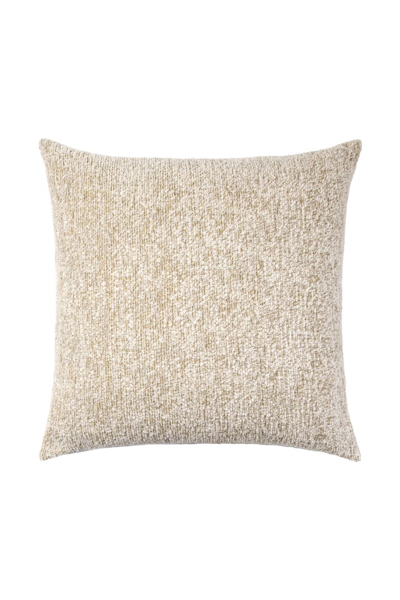 Comfort Honey Luxe Chenille Indoor & Outdoor Woven Accent Pillow, Main, color, Honey