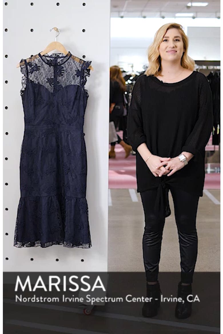 Chelsea28 Lace Ruffle Hem Dress (Women) | Nordstrom