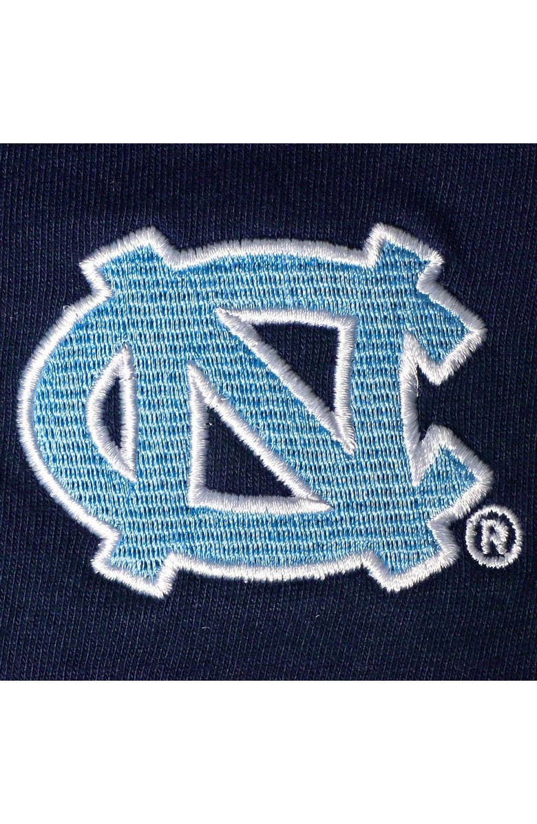 LITTLE KING Infant Navy North Carolina Tar Heels Polo Bodysuit, Alternate, color, Navy