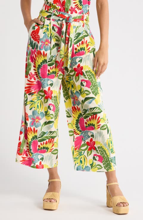 Wissa Tropical Bien Wide Leg Pants