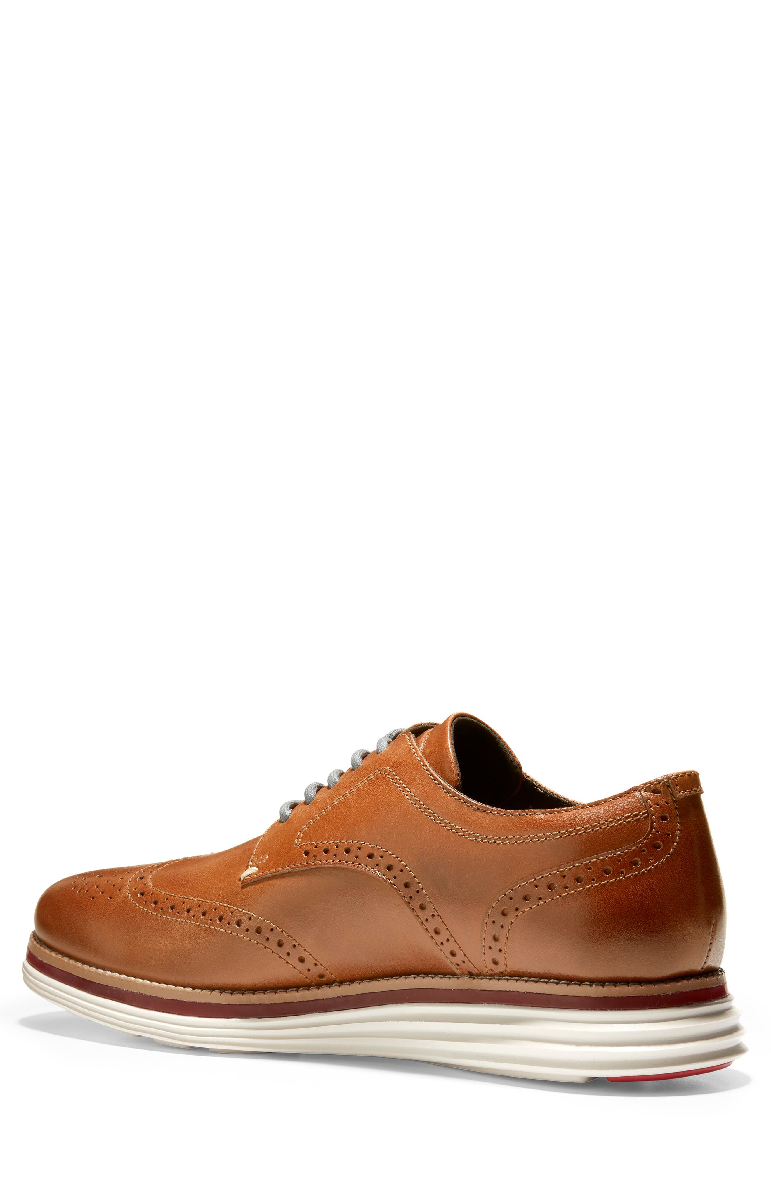 Cole Haan Original Grand Energy Meridian Short Wingtip Derby, Alternate, color, British Tan Full Grain