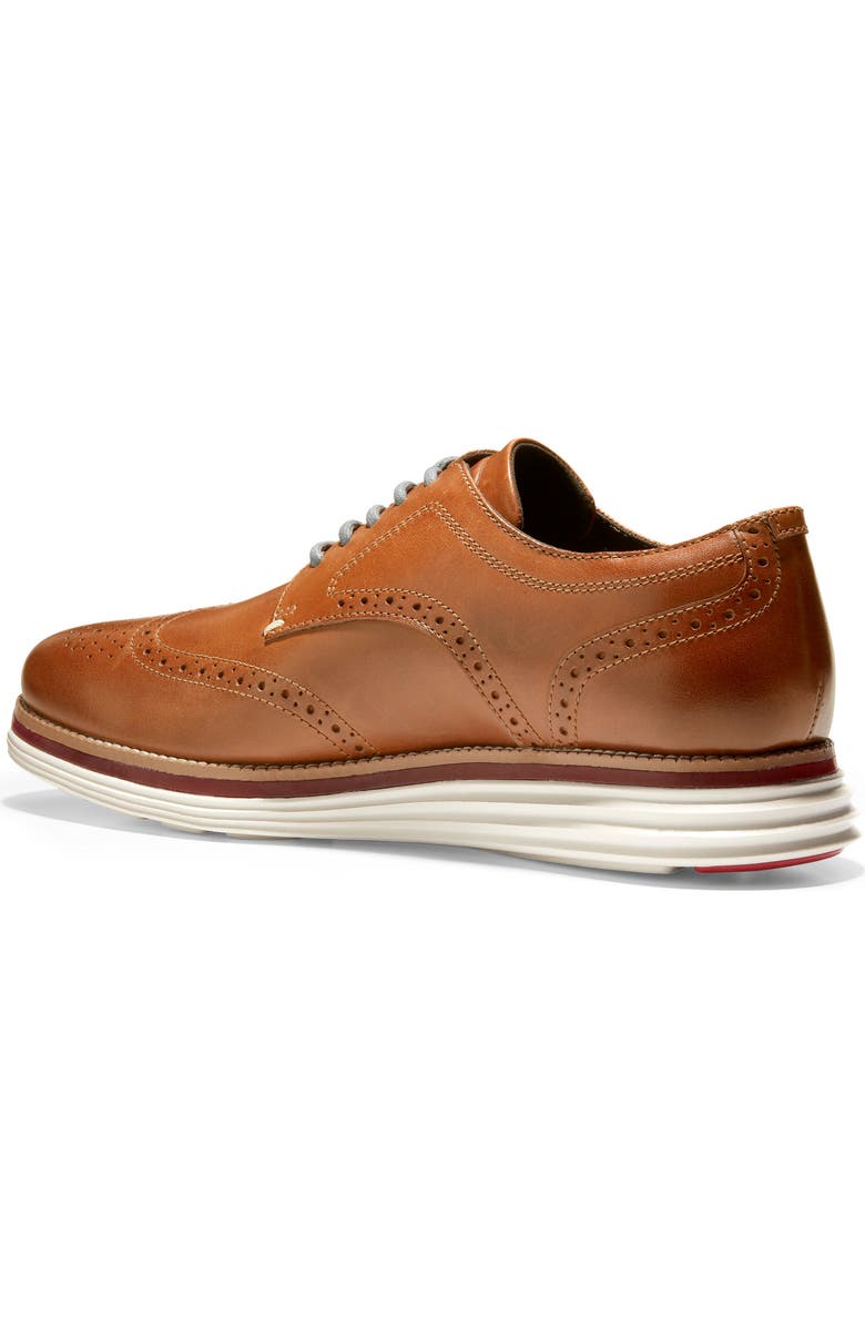 Cole Haan Original Grand Energy Meridian Short Wingtip Derby, Alternate, color, British Tan Full Grain