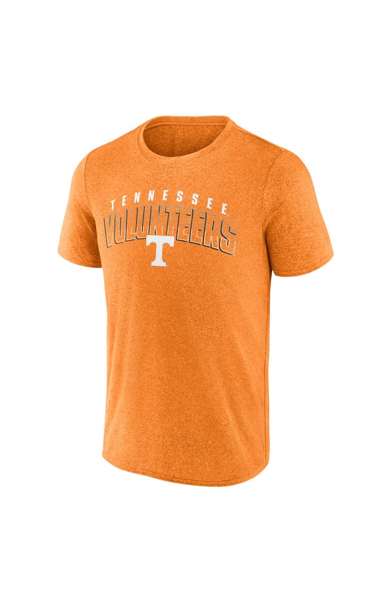 FANATICS Men's Fanatics Heather Tennessee Orange Tennessee Volunteers Outline Split T-Shirt, Alternate, color, Tennessee Orange