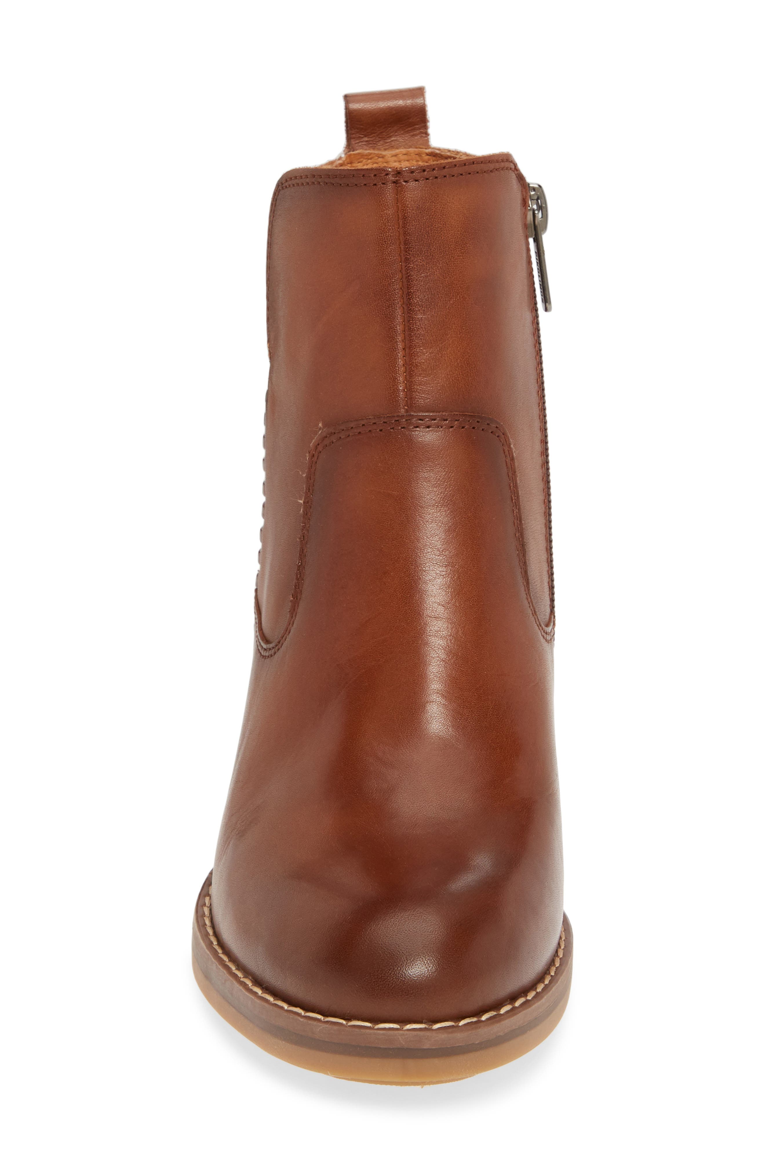 Pompeya Block Heel Bootie, Alternate, color, CUERO LEATHER