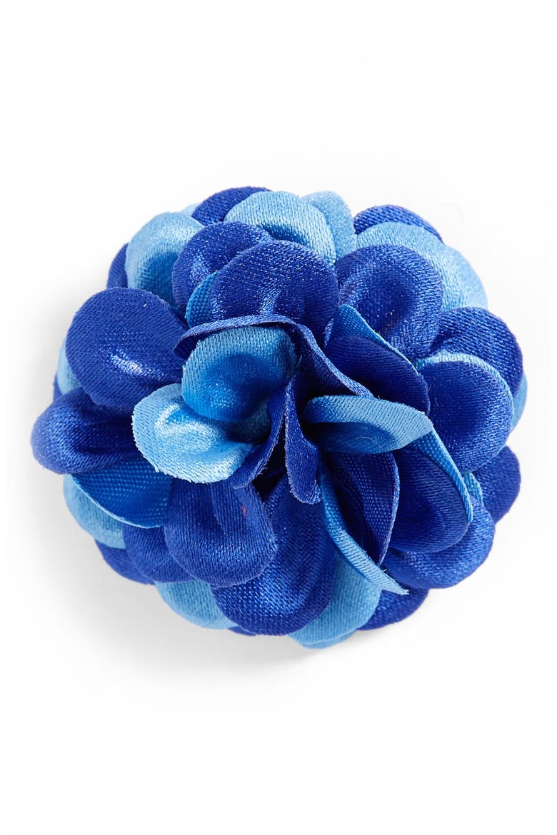 Lapel Flower, Main, color, BLUE TONAL