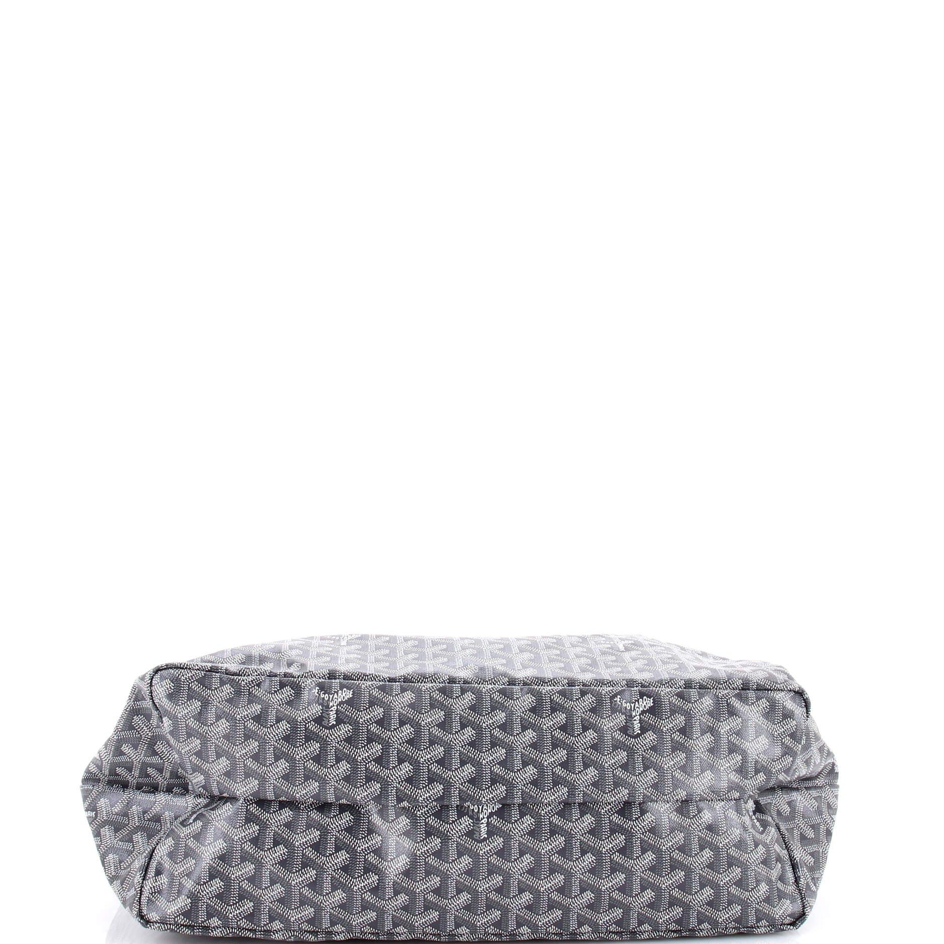 Pre-Owned Goyard Saint Louis Tote Coated Canvas GM, Alternate, color, Gray