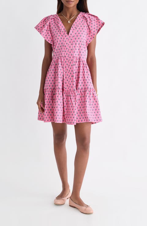Sophie Mixed Print Harbor Dress