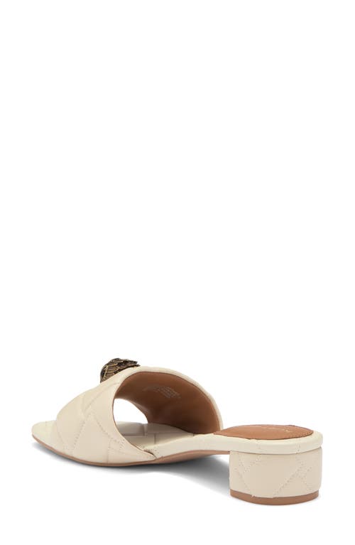 KURT GEIGER KURT GEIGER LONDON KENSINGTON QUILTED SLIDE SANDAL