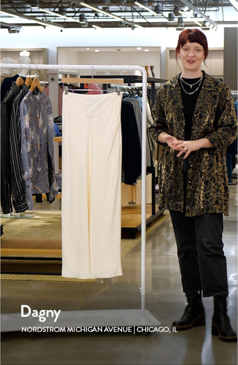 Satin Maxi Skirt, sales video thumbnail