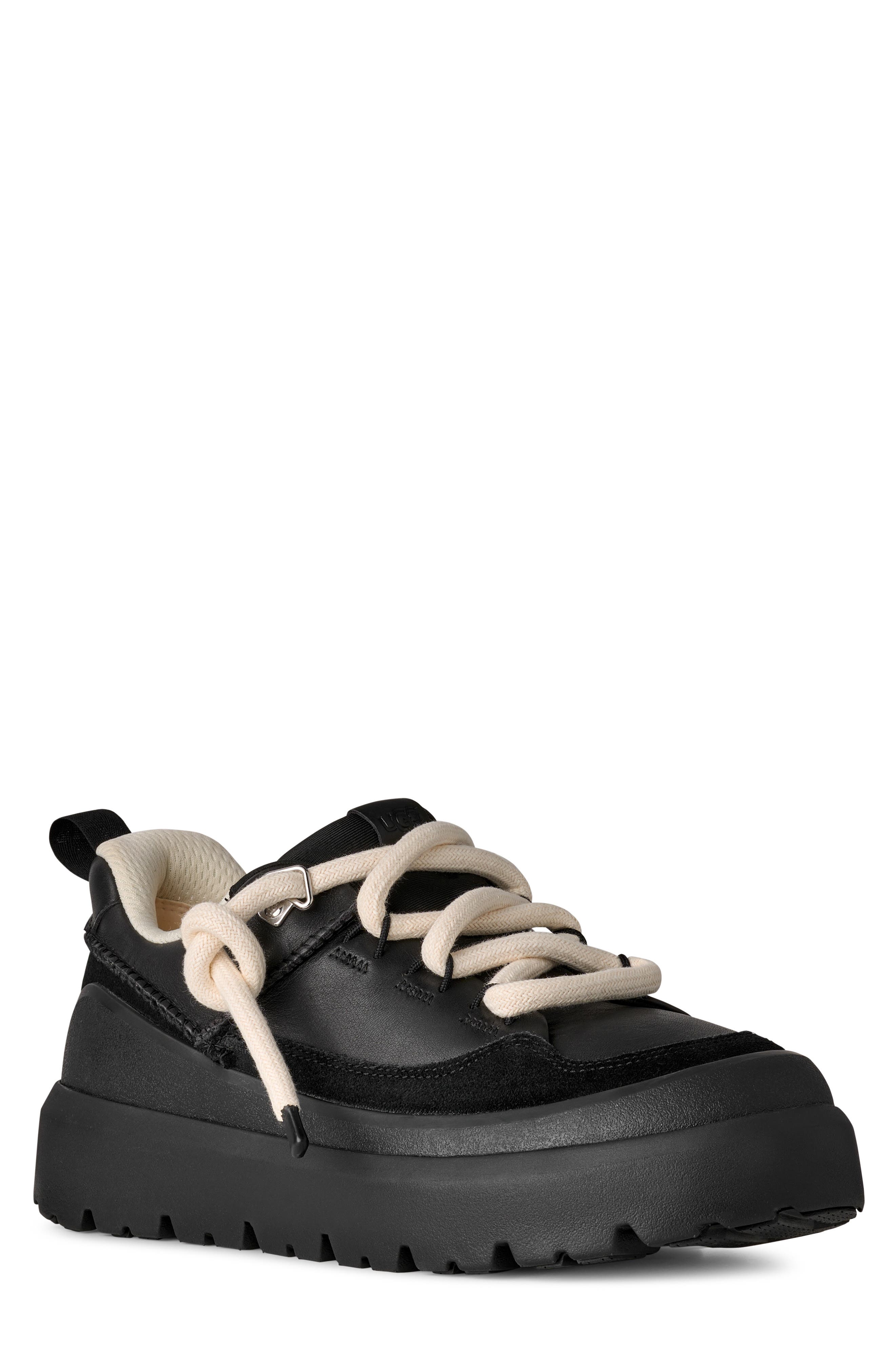 UGG<sup>®</sup> Heritage Utility Sneaker, Main, color, Black / Black