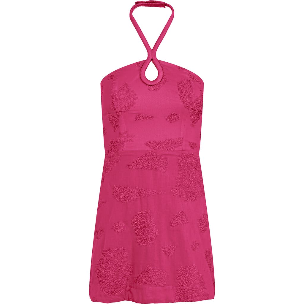 Vix Paula Hermanny Solid Jordana Cover-up Dress In Pink