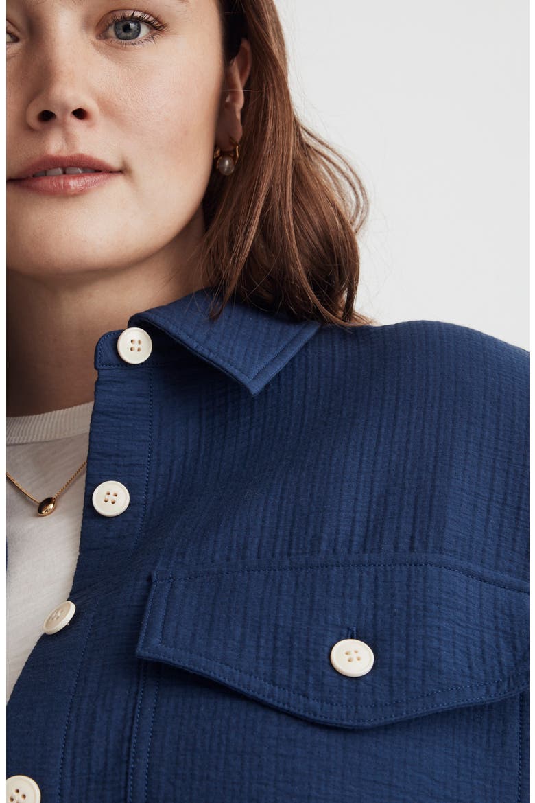 Superoversize Shirt Jacket, Alternate, color, PASSPORT BLUE