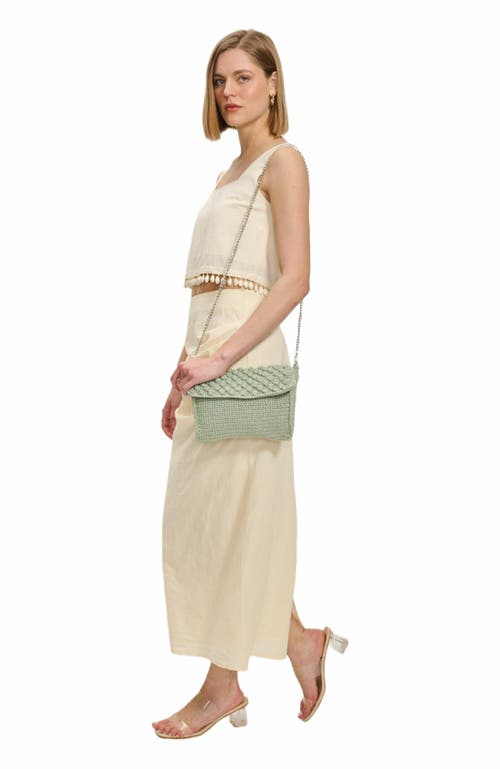 Moda Luxe Celeste Crossbody In Mint