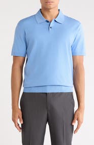 Theory Light Bilen Short Sleeve Sweater Polo