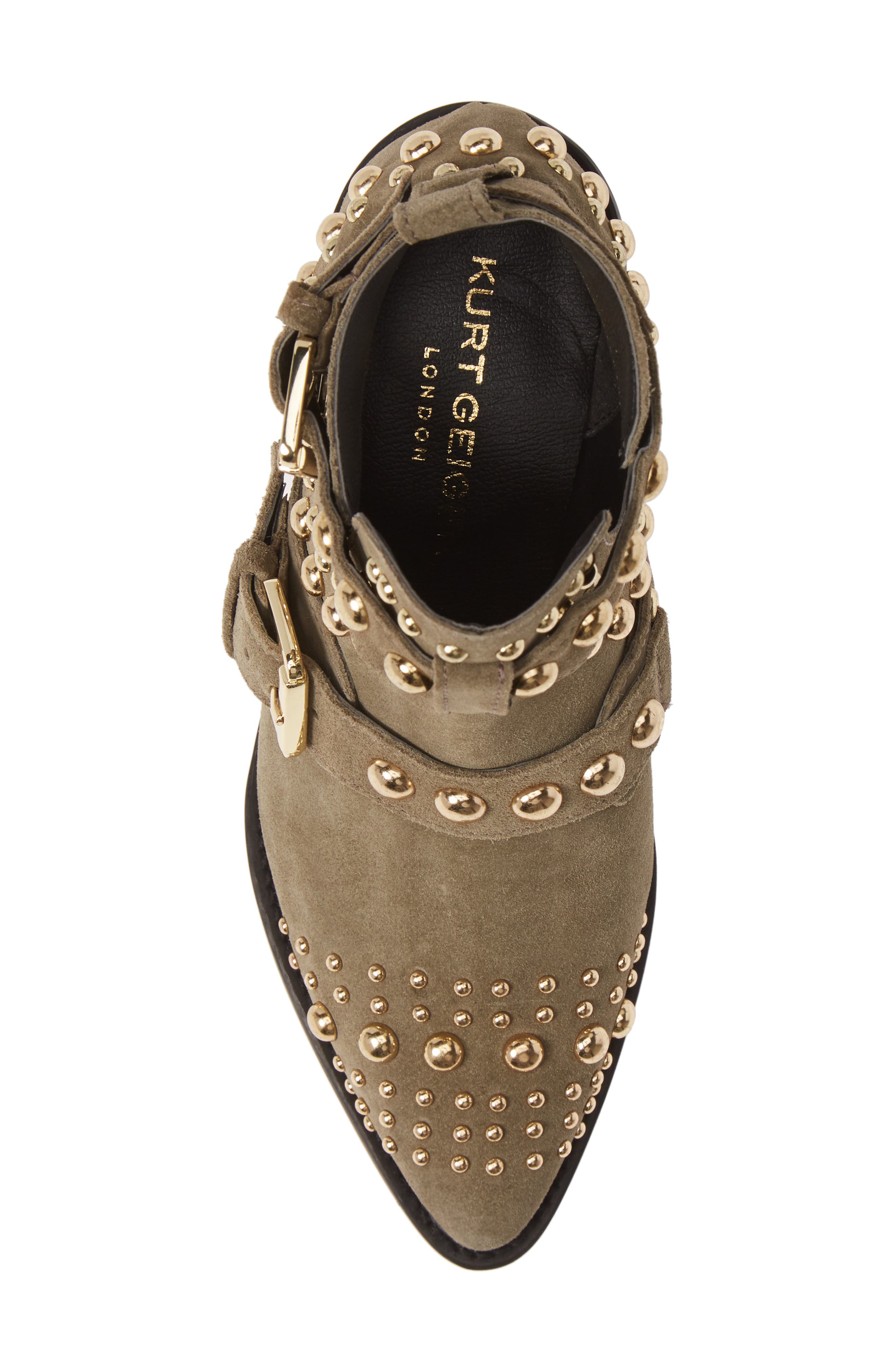 Sybil Studded Bootie, Alternate, color, KHAKI SUEDE