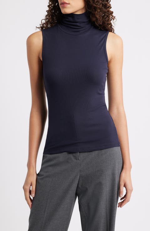 Wendel Sleeveless Turtleneck Top