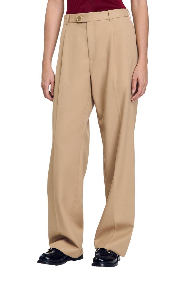 SANDRO Suit trousers, Main, color, 