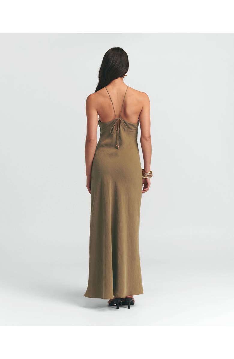 ST MRLO Anais Slip Dress, Alternate, color, Taupe