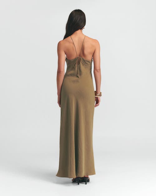 St Mrlo Anais Slip Dress In Brown