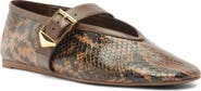 Schutz Vicki Buckle Mary Jane Flat