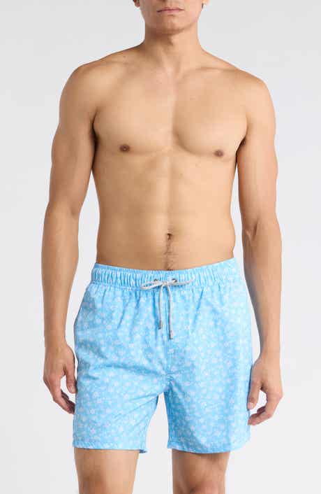 Vintage Summer 4-Way Stretch Volley Swim Trunks