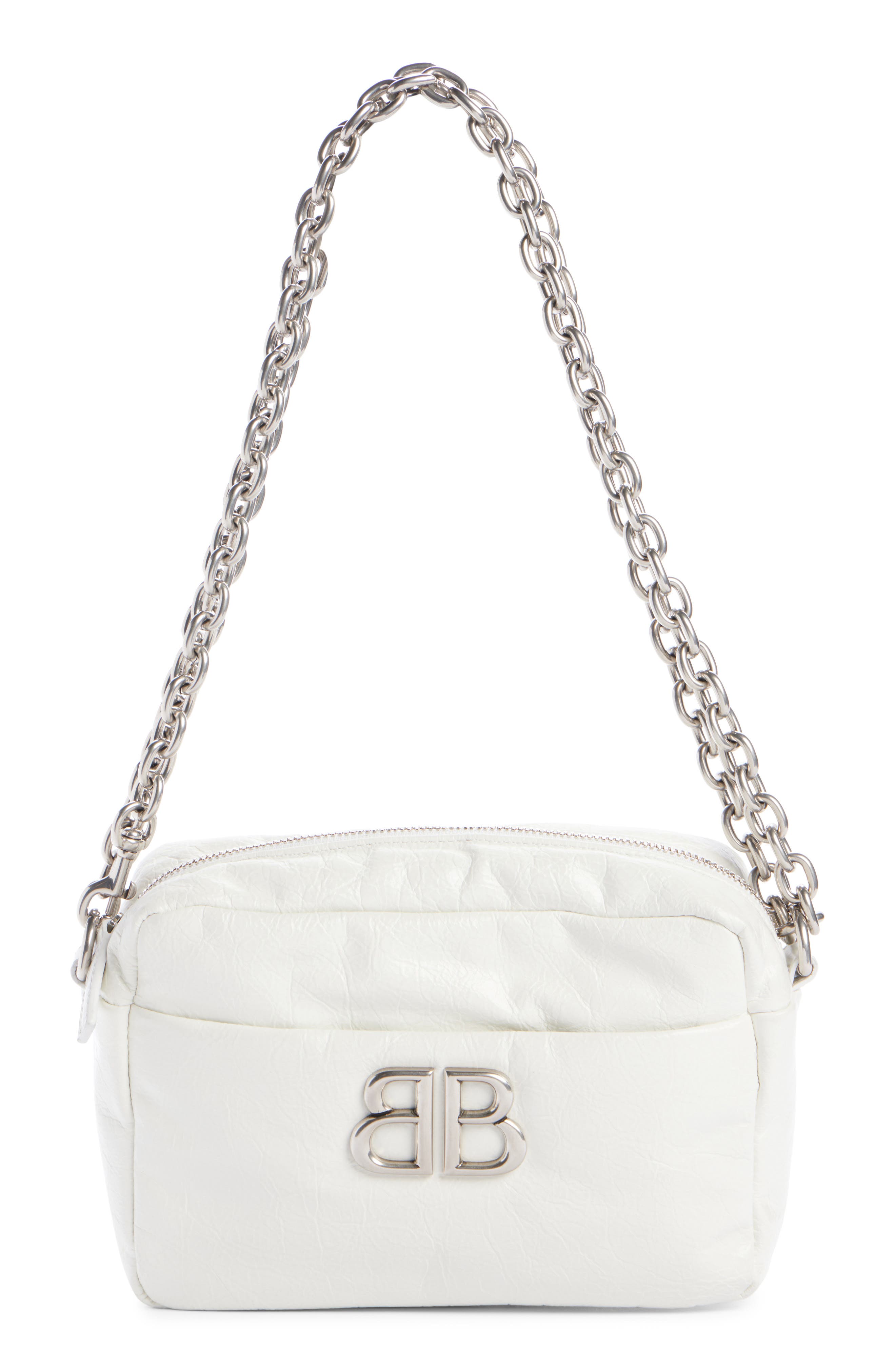 Balenciaga Mini Monaco Camera Crossbody Bag, Main, color, 