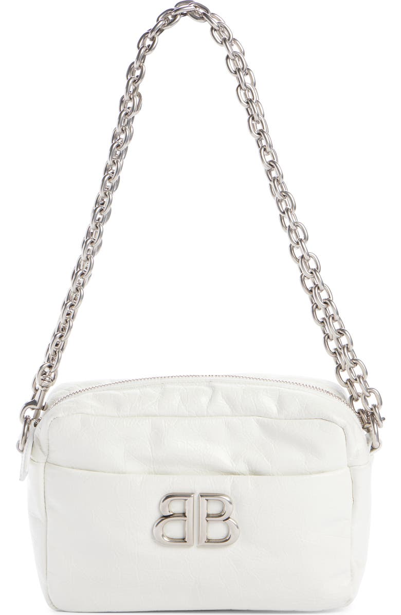 Balenciaga Mini Monaco Camera Crossbody Bag, Main, color,