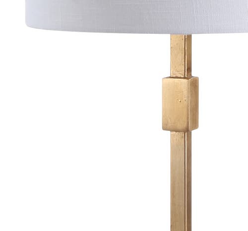 Jonathan Y Windsor 29" Metal Led Table Lamp, Gold Leaf In Gold Leaf