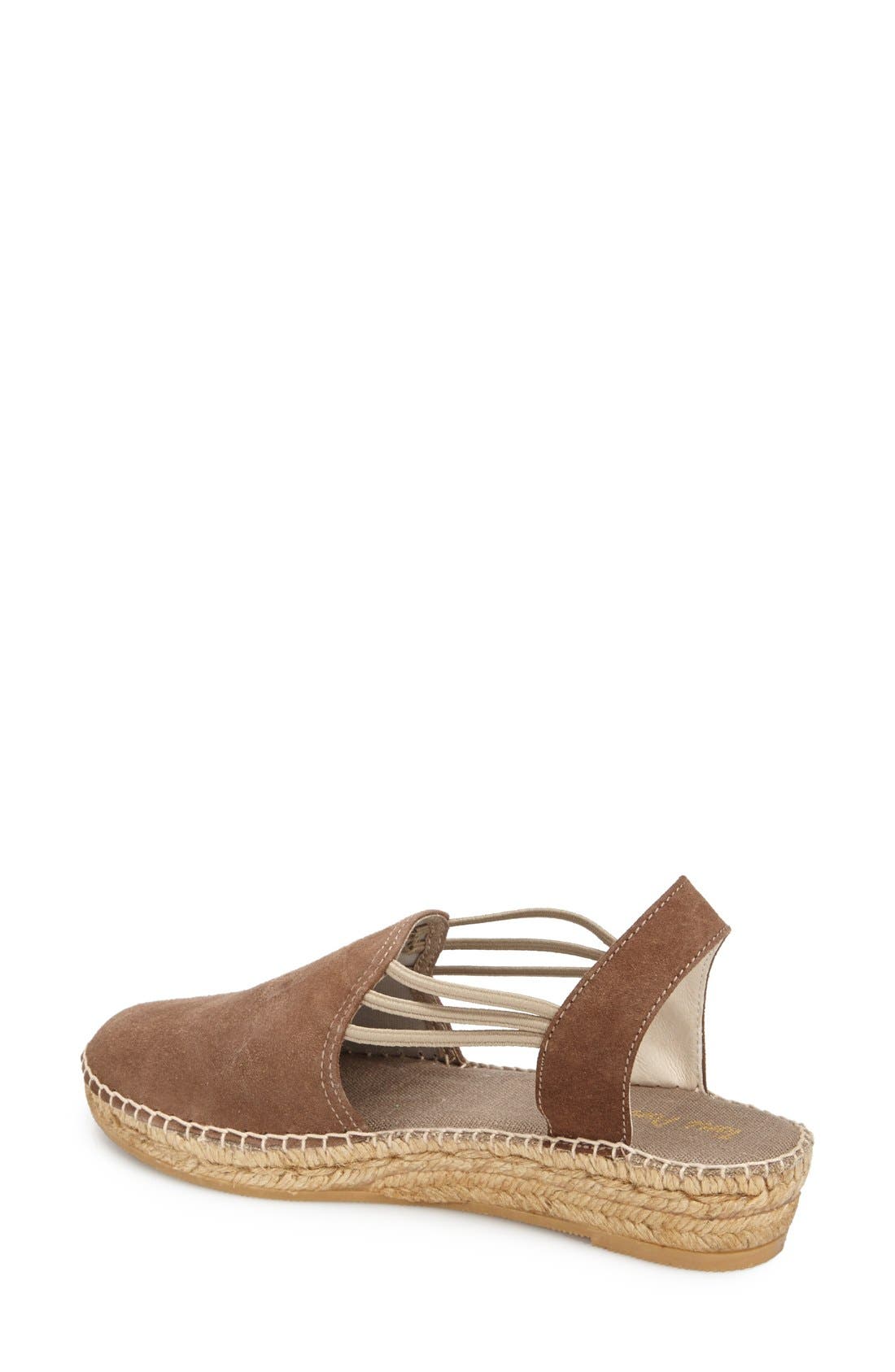 Toni Pons 'Nuria' Suede Sandal, Alternate, color, Taupe