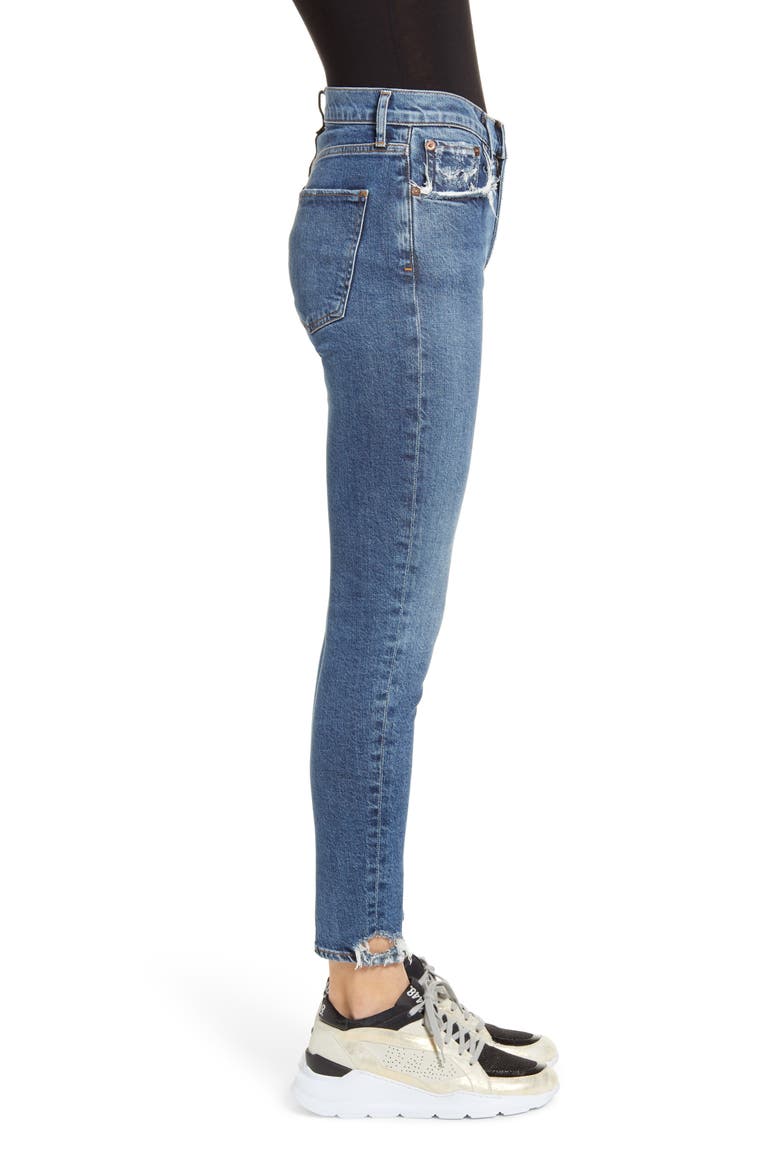 Toni High Waist Ankle Straight Leg Jeans, Alternate, color, STRATOSPHERE