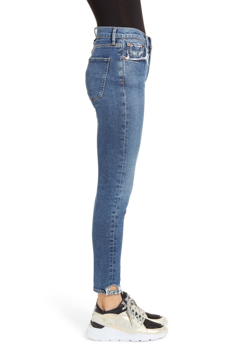 AGOLDE Toni High Waist Ankle Straight Leg Jeans, Alternate, color, 